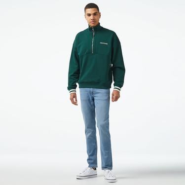  Tommy Hilfiger Erkek Yeşil Sweatshirt