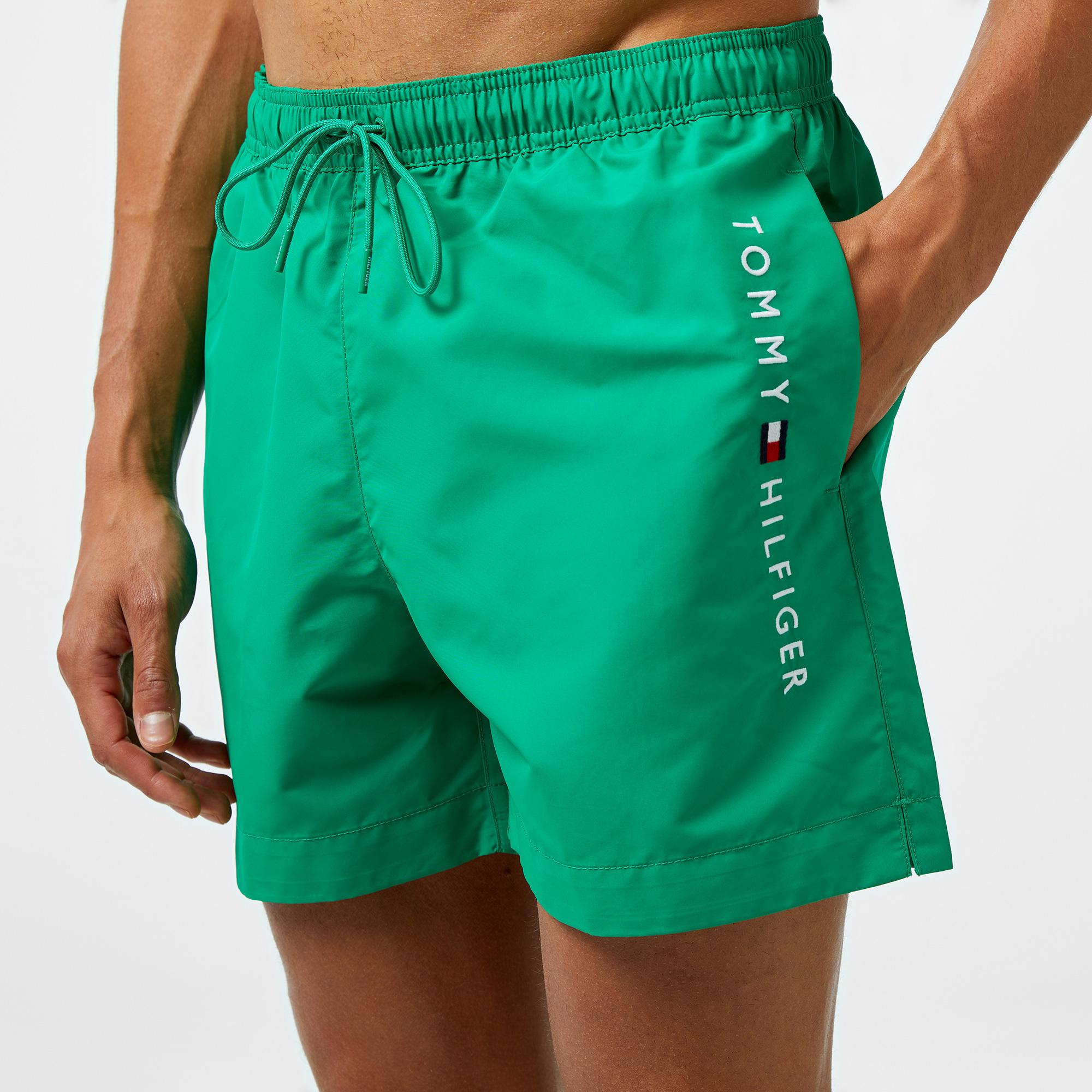 Tommy Hilfiger Erkek Yeşil Mayo Şort