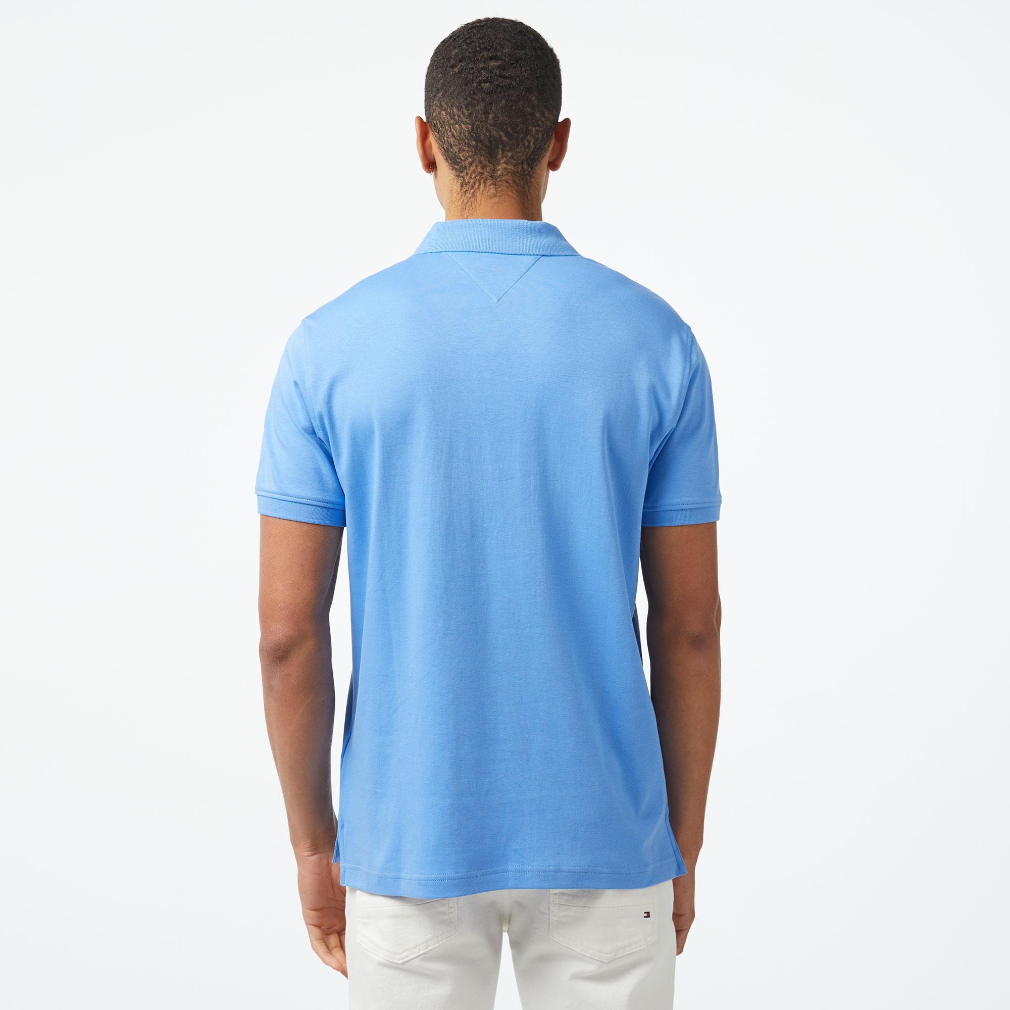 Tommy Hilfiger Erkek Mavi Polo