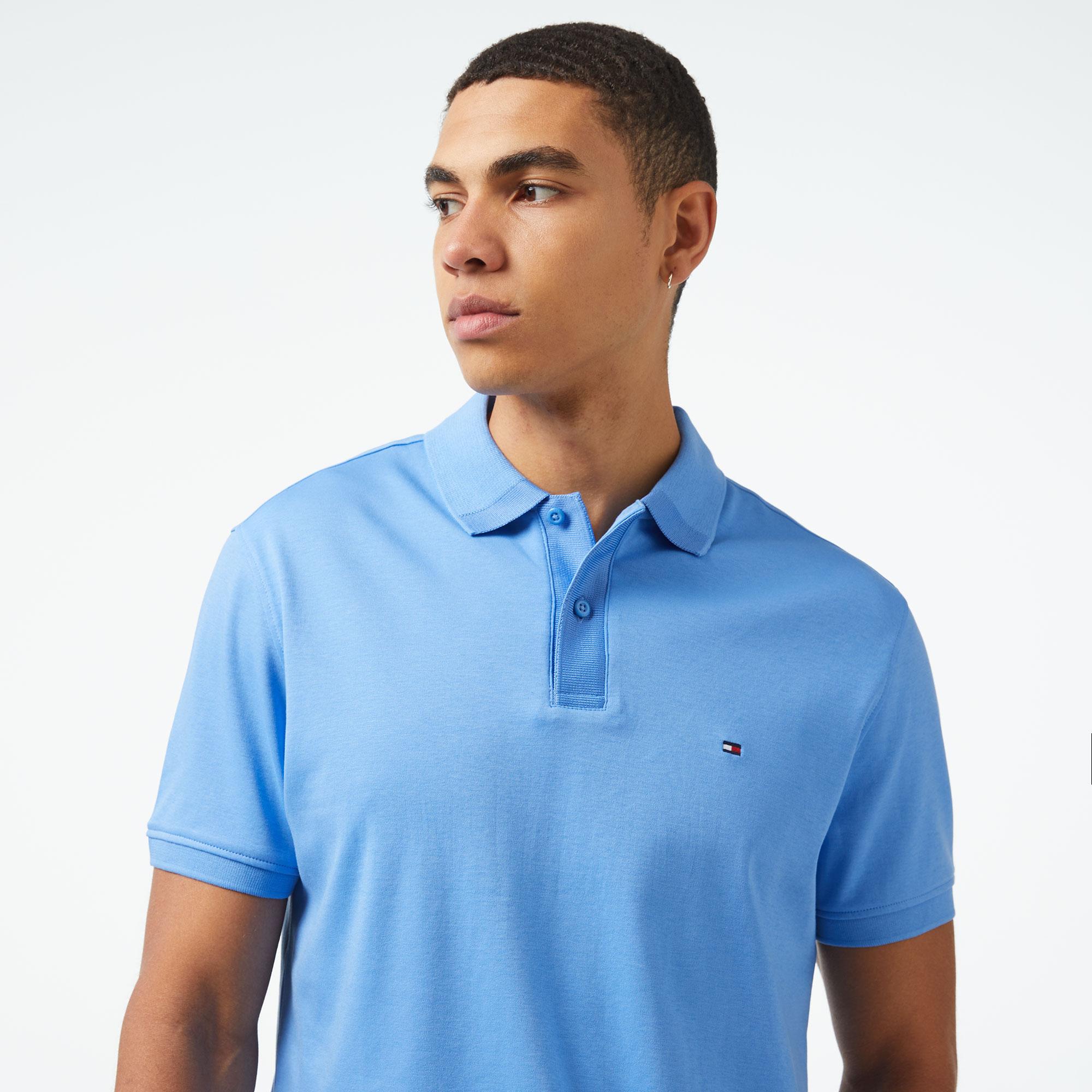 Tommy Hilfiger Erkek Mavi Polo