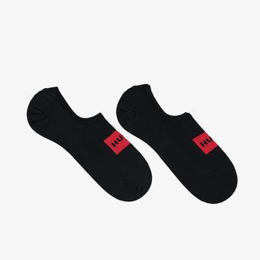  Hugo 3'lü Label Erkek Siyah Çorap