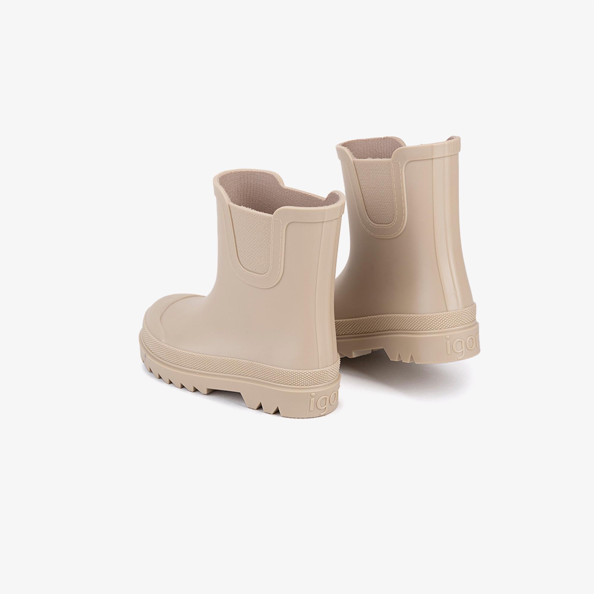 Igor W10274 Tokio Çocuk Bej Yağmur Çizmesi
