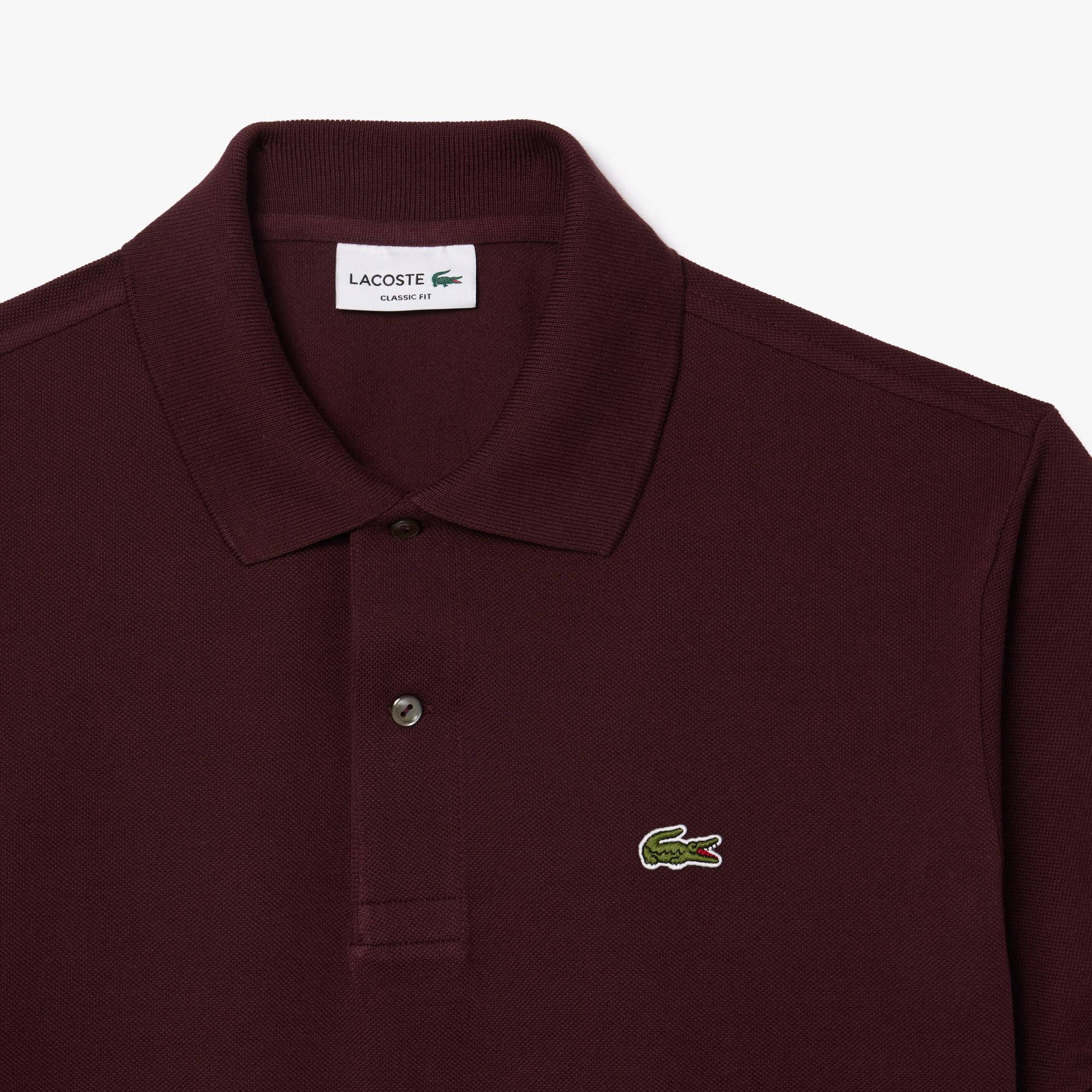 Lacoste L.12.12 Erkek Classic Fit Bordo Polo