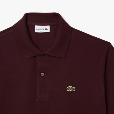  Lacoste L.12.12 Erkek Classic Fit Bordo Polo