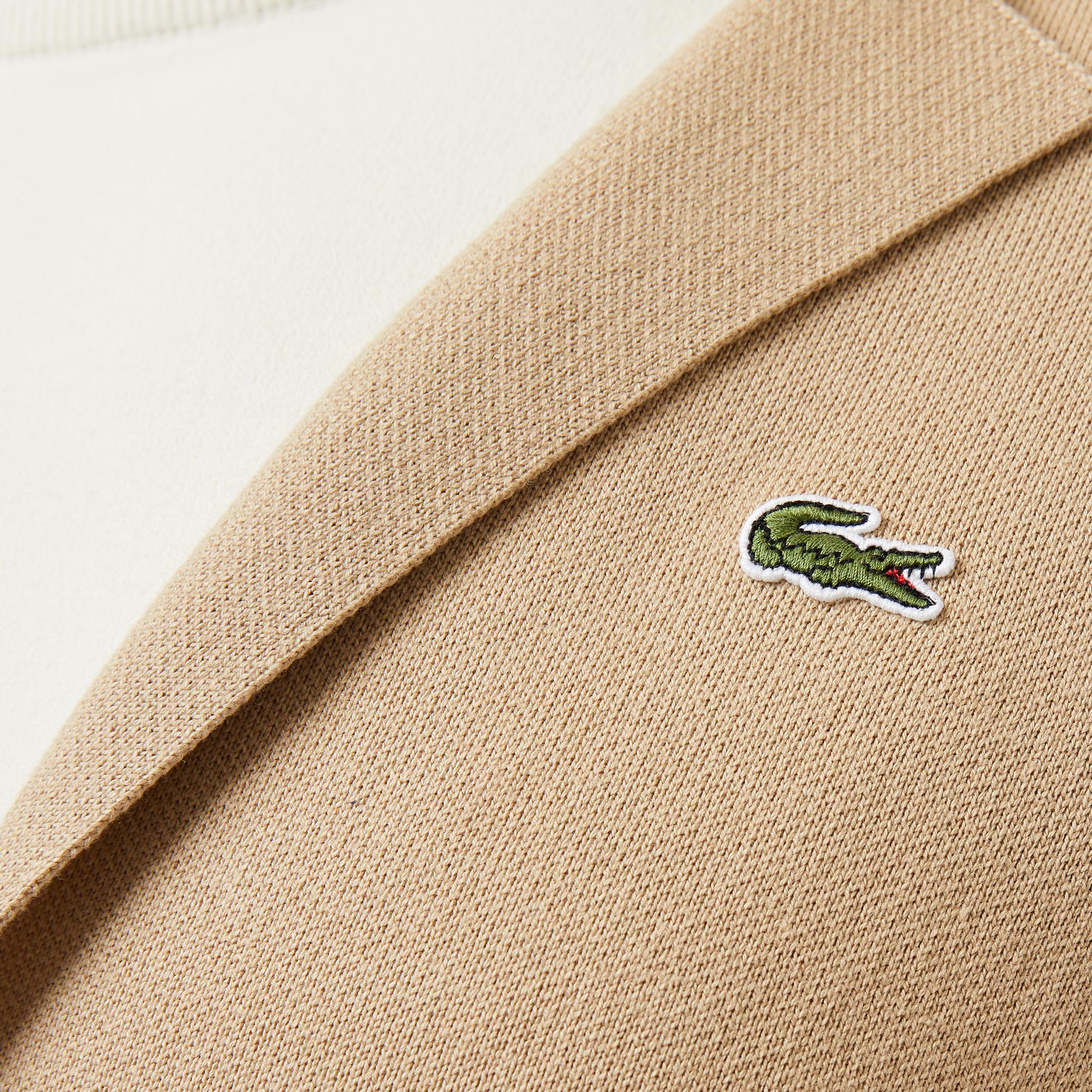 Erkek Classic Fit V Yaka Kahverengi Hırka