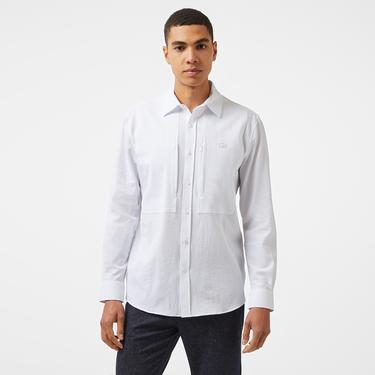  Erkek Regular Fit Beyaz Gömlek