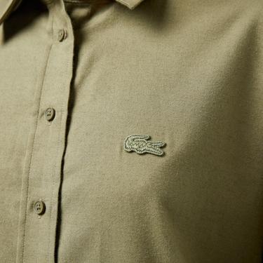  Kadın Loose Fit Haki Gömlek