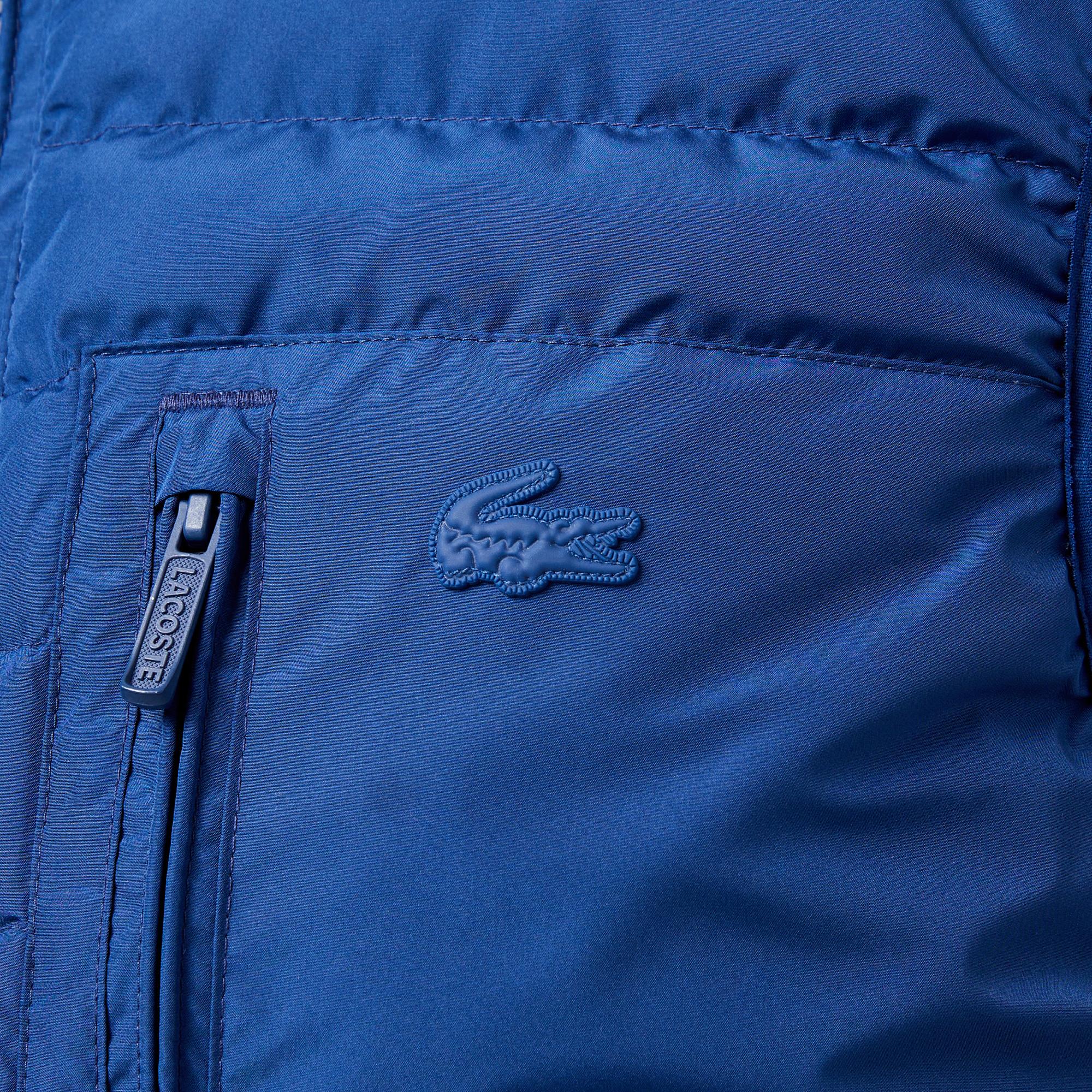 Erkek Dik Yaka Lacivert Yelek