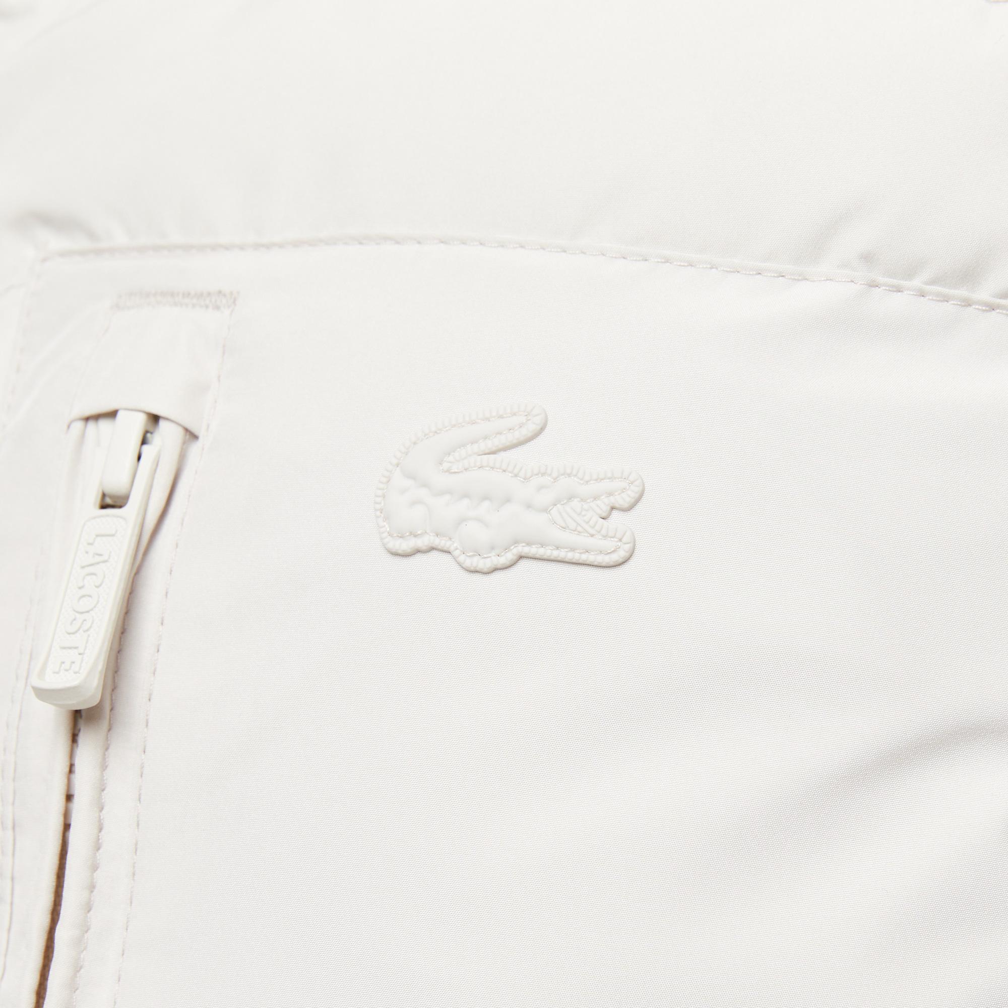 Erkek Dik Yaka Beyaz Yelek