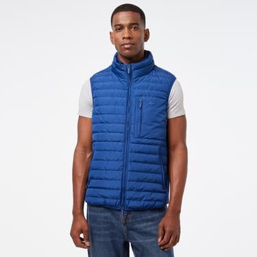  Erkek Dik Yaka Lacivert Yelek