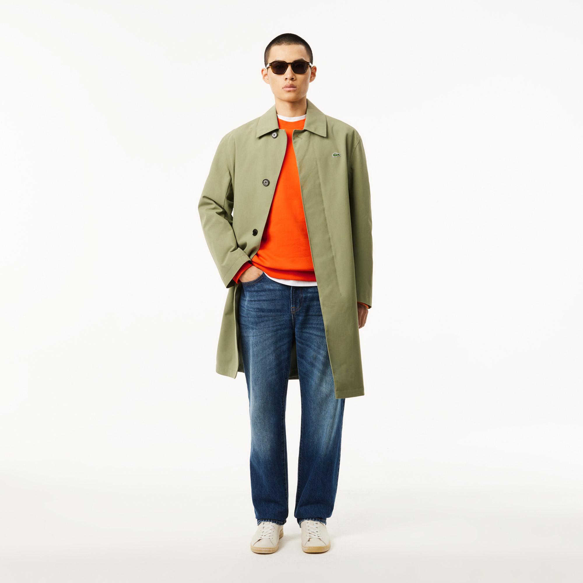 Erkek Classic Fit Bisiklet Yaka Turuncu Sweatshirt