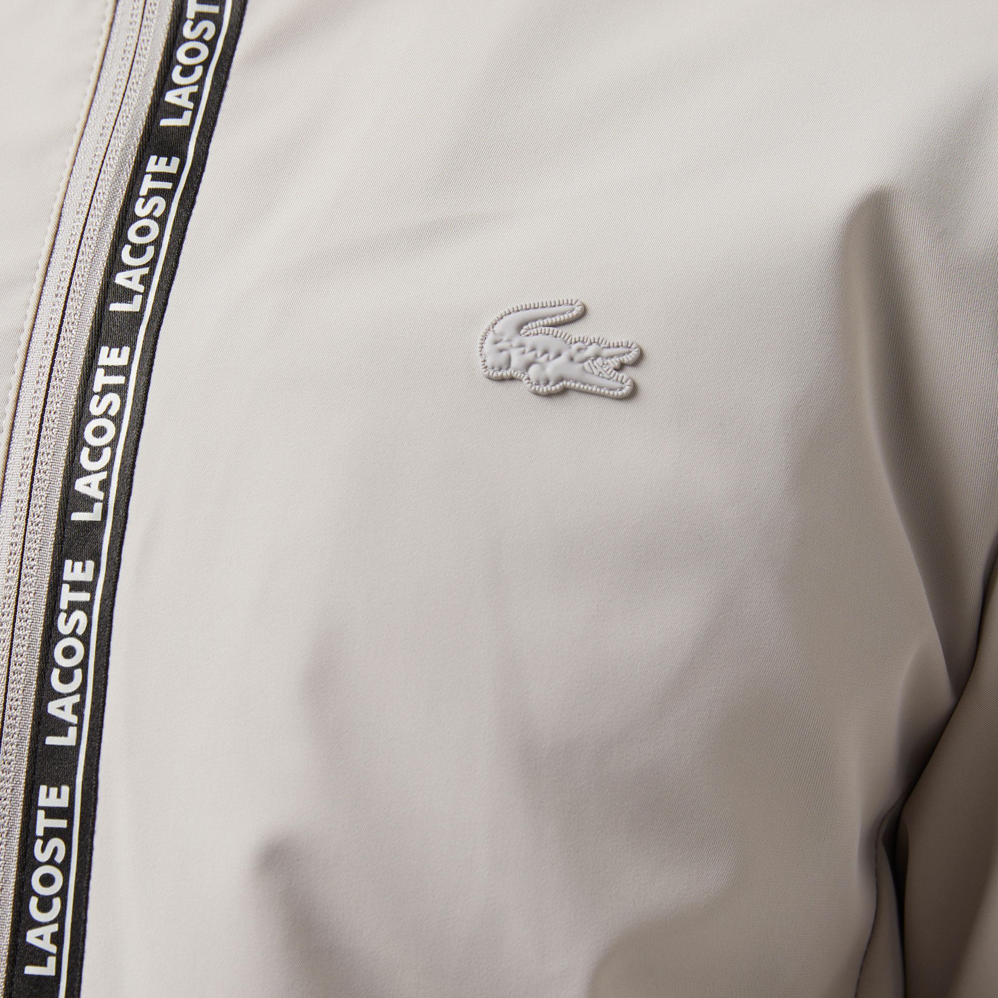 Erkek Regular Fit Kapüşonlu Gri Mont