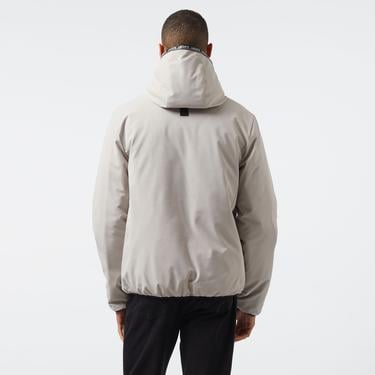  Erkek Regular Fit Kapüşonlu Gri Mont