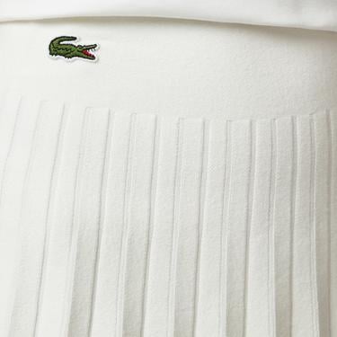  Kadın Flare Fit Beyaz Etek