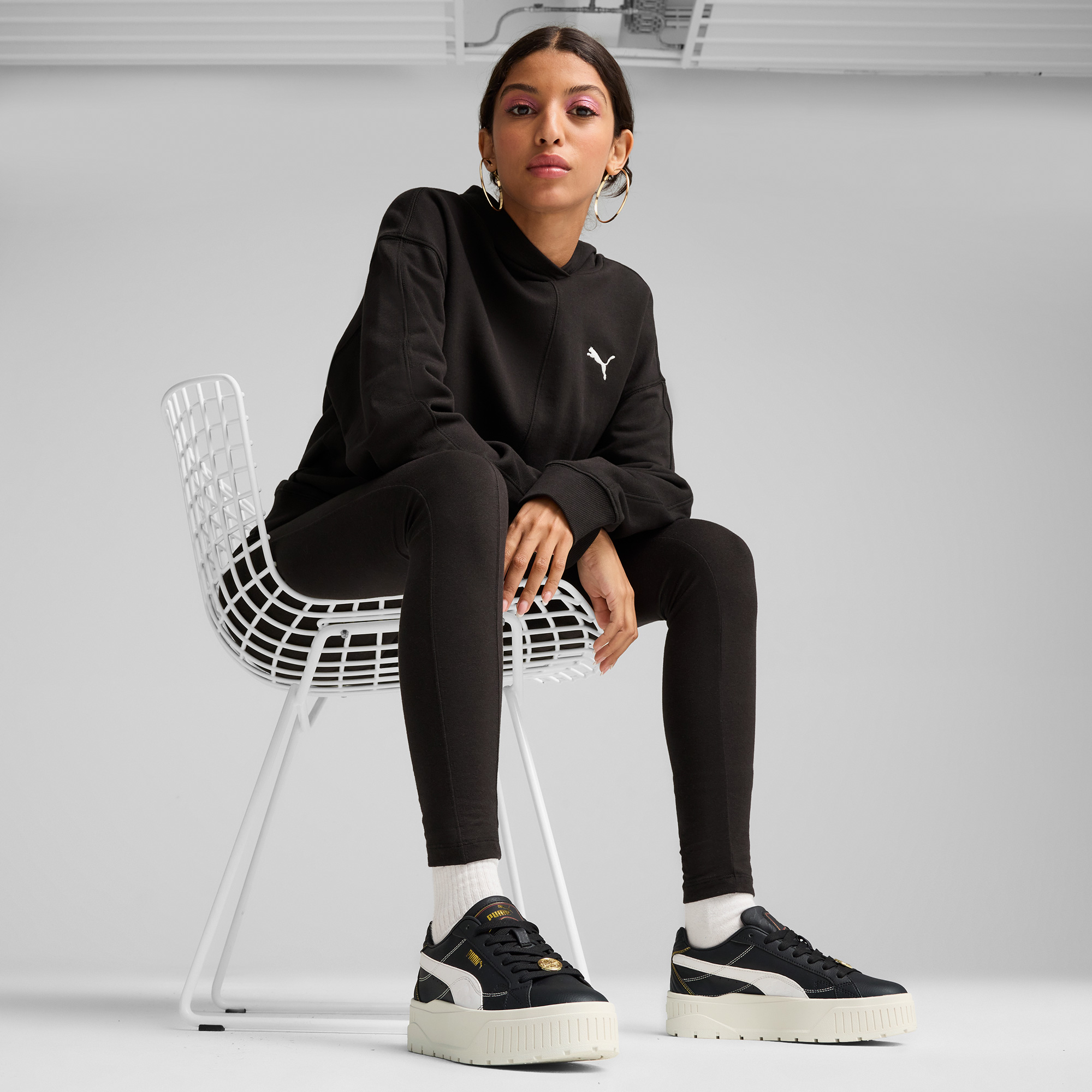  Puma Karmen II Class Act Kadın Siyah Spor Ayakkabı