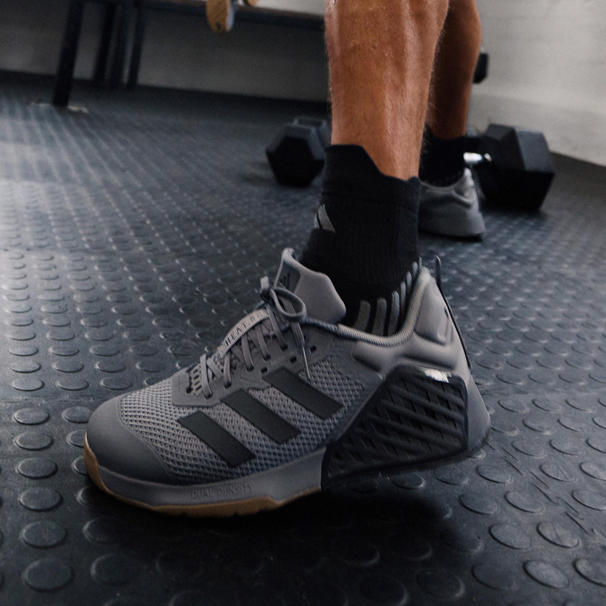 adidas Dropset 3 Unisex Gri Antrenman Ayakkabısı