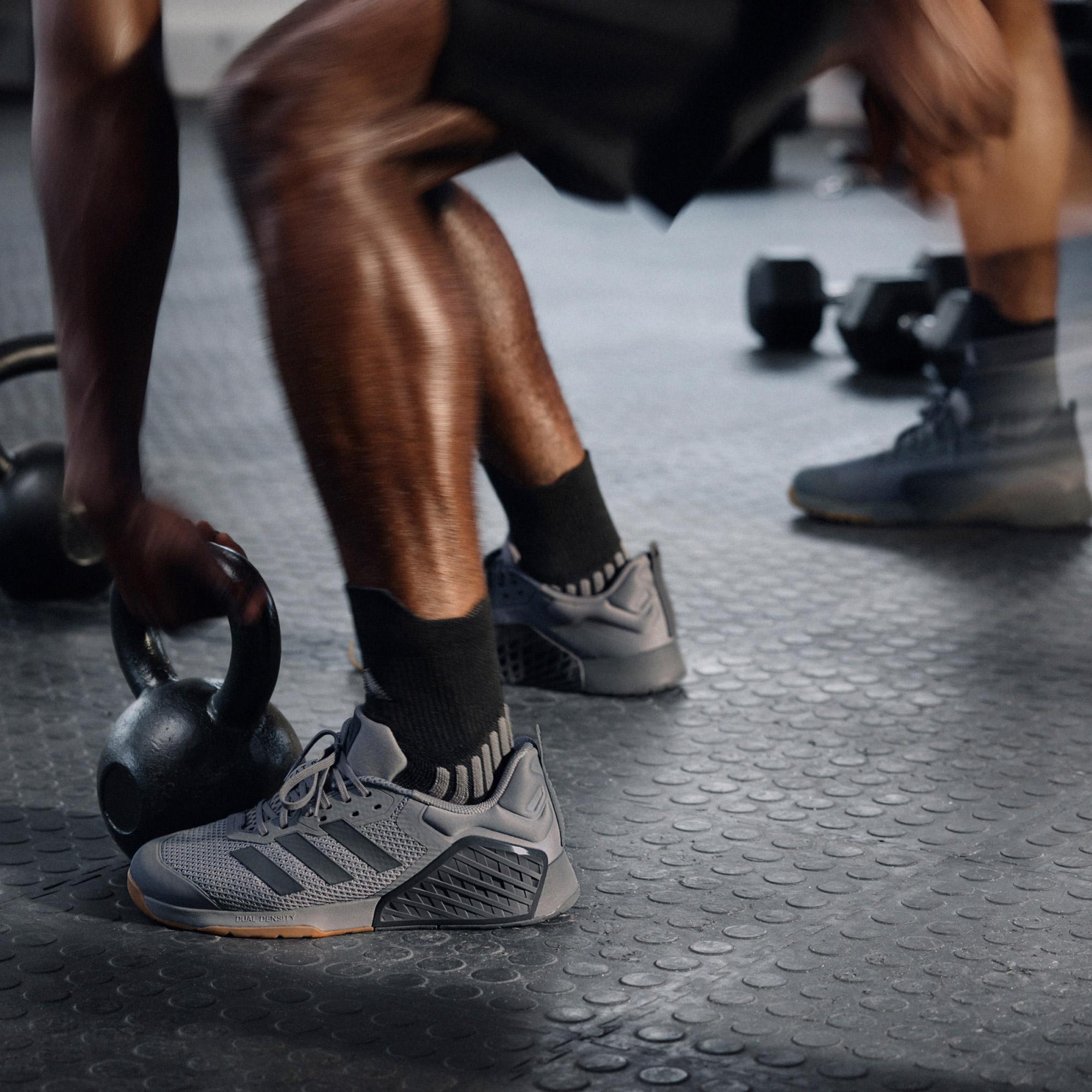 adidas Dropset 3 Unisex Gri Antrenman Ayakkabısı