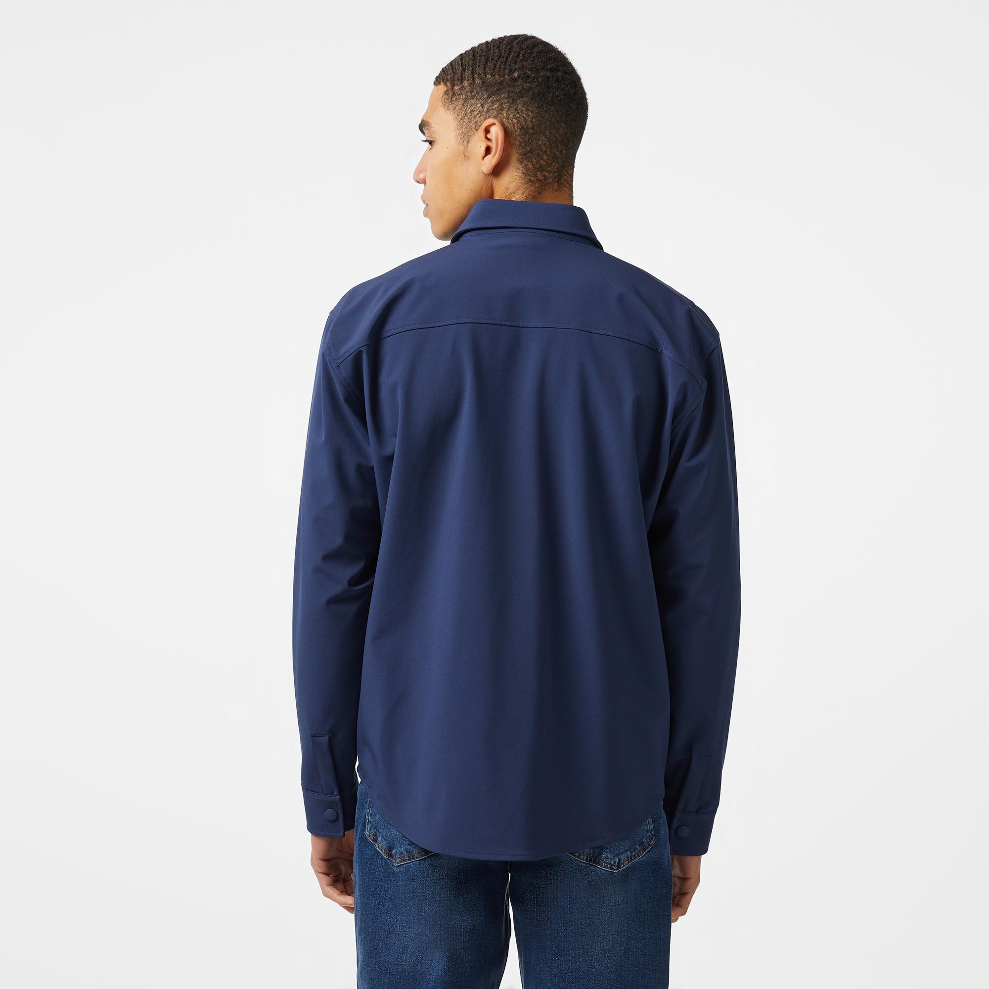 Erkek Relaxed Fit Lacivert Gömlek