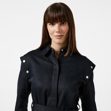  Kadın Regular Fit Siyah Gömlek