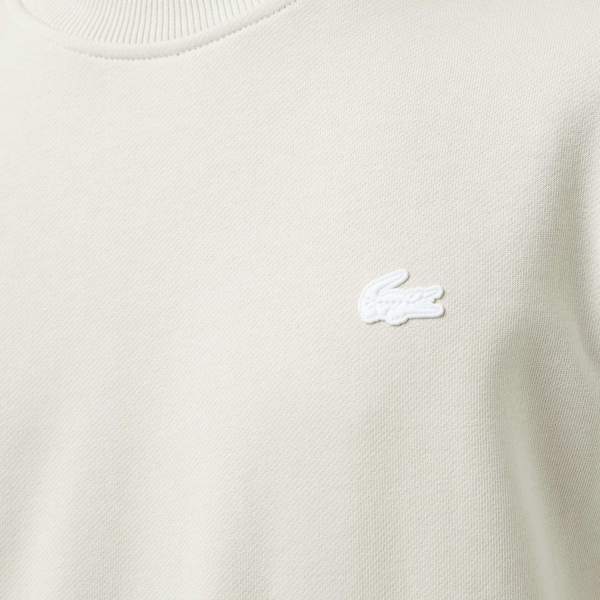 Erkek Relaxed Fit Bisiklet Yaka Baskılı Gri Sweatshirt