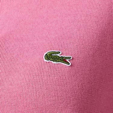  Kadın Relaxed Fit Yarım Fermuarlı Pembe Triko