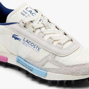  Lacoste Elite Active Kadın Beyaz/Lacivert Sneaker