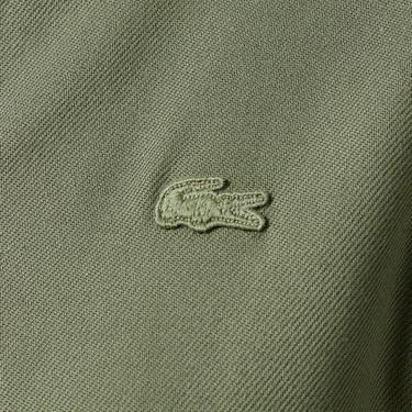  Kadın Relaxed Fit Uzun Kollu Gömlek Yaka Haki Elbise