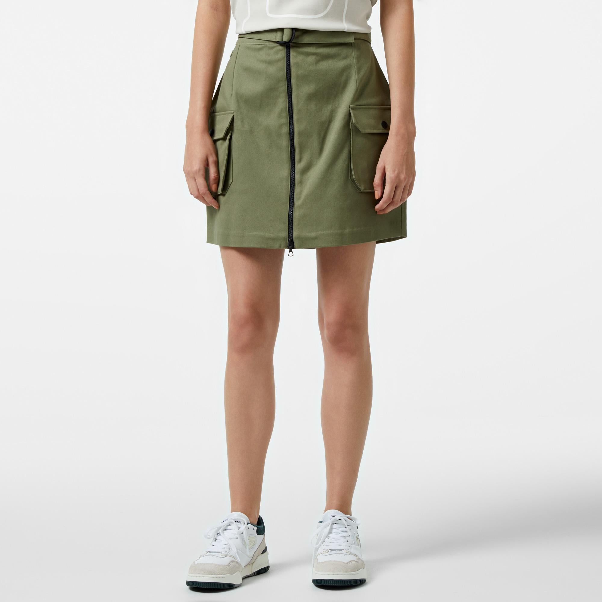 Kadın Relaxed Fit Haki Etek