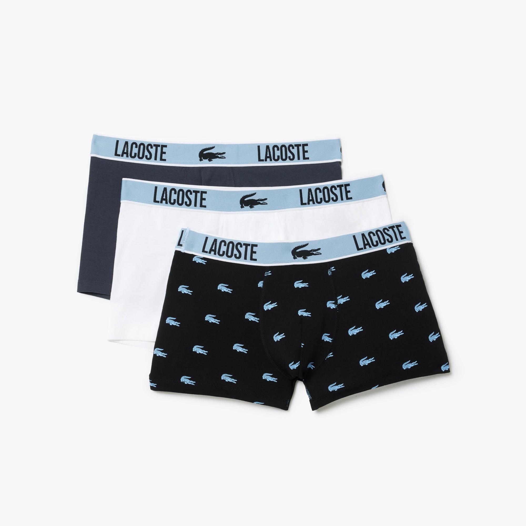 Lacoste Classic Erkek 3'lü Renkli Boxer