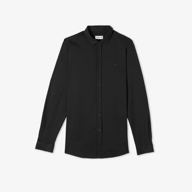  Erkek Slim Fit Koyu Yeşil Gömlek