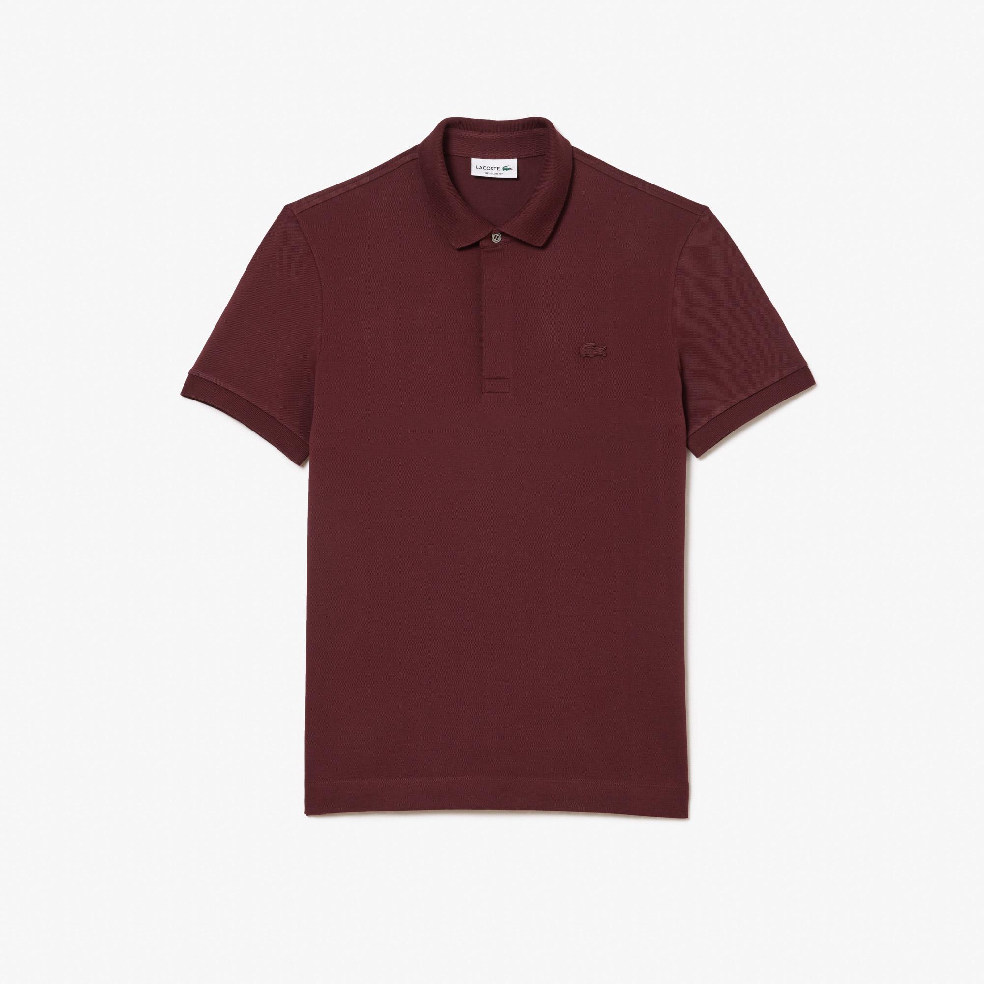 Erkek Regular Fit Bordo Paris Polo