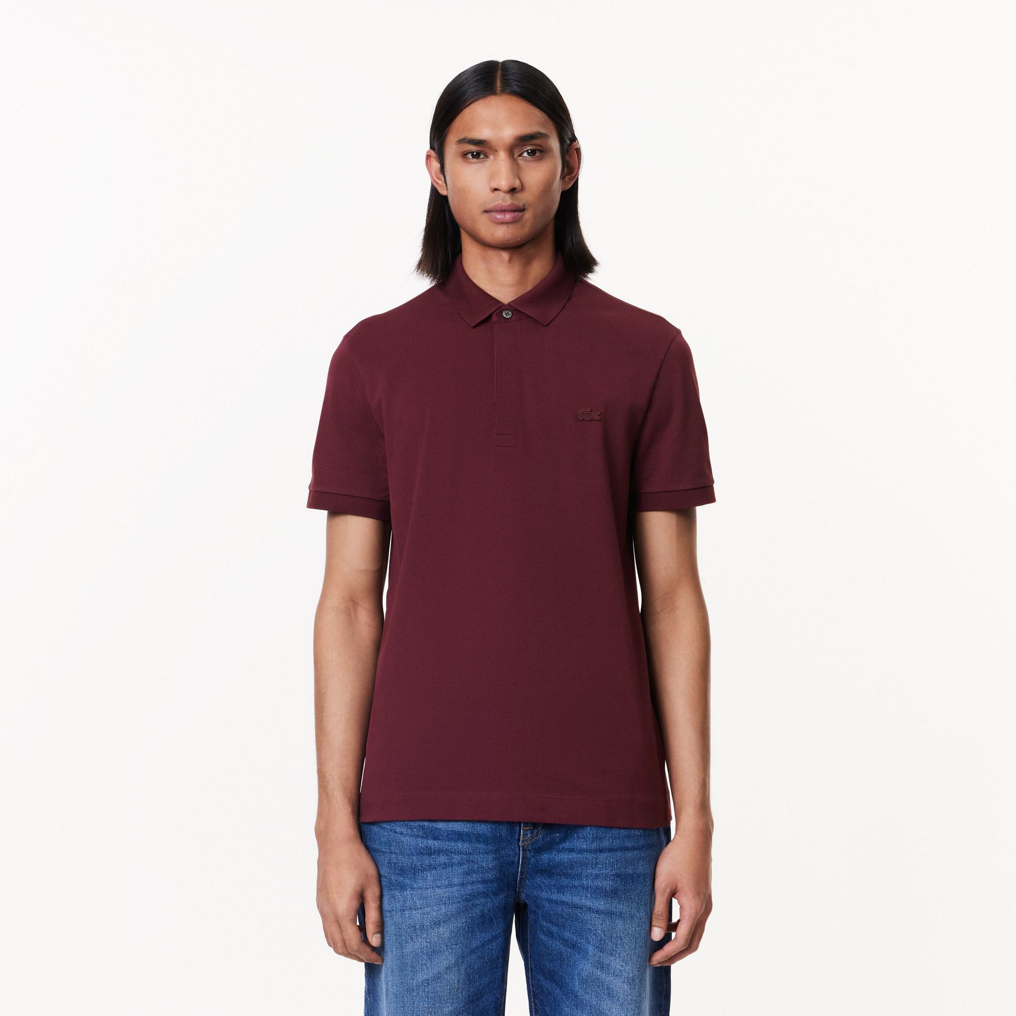 Erkek Regular Fit Bordo Paris Polo