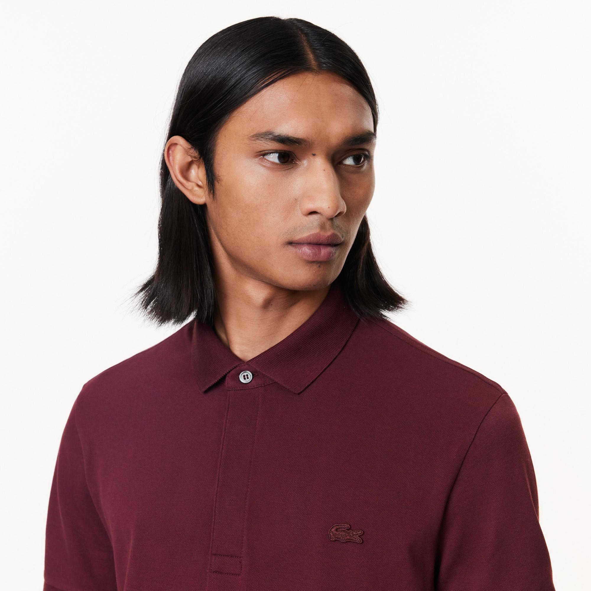 Erkek Regular Fit Bordo Paris Polo