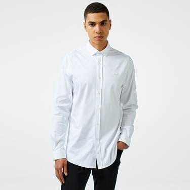  Lacoste Erkek Slim Fit Beyaz Gömlek