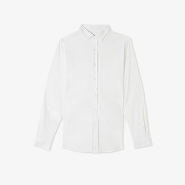  Lacoste Erkek Slim Fit Beyaz Gömlek