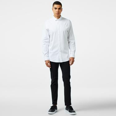  Lacoste Erkek Slim Fit Beyaz Gömlek