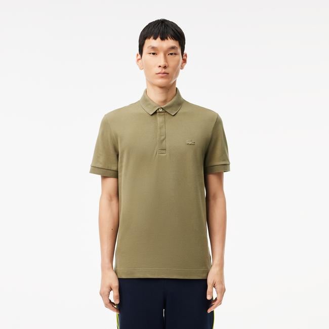  Lacoste Paris Erkek Regular Fit Haki Polo