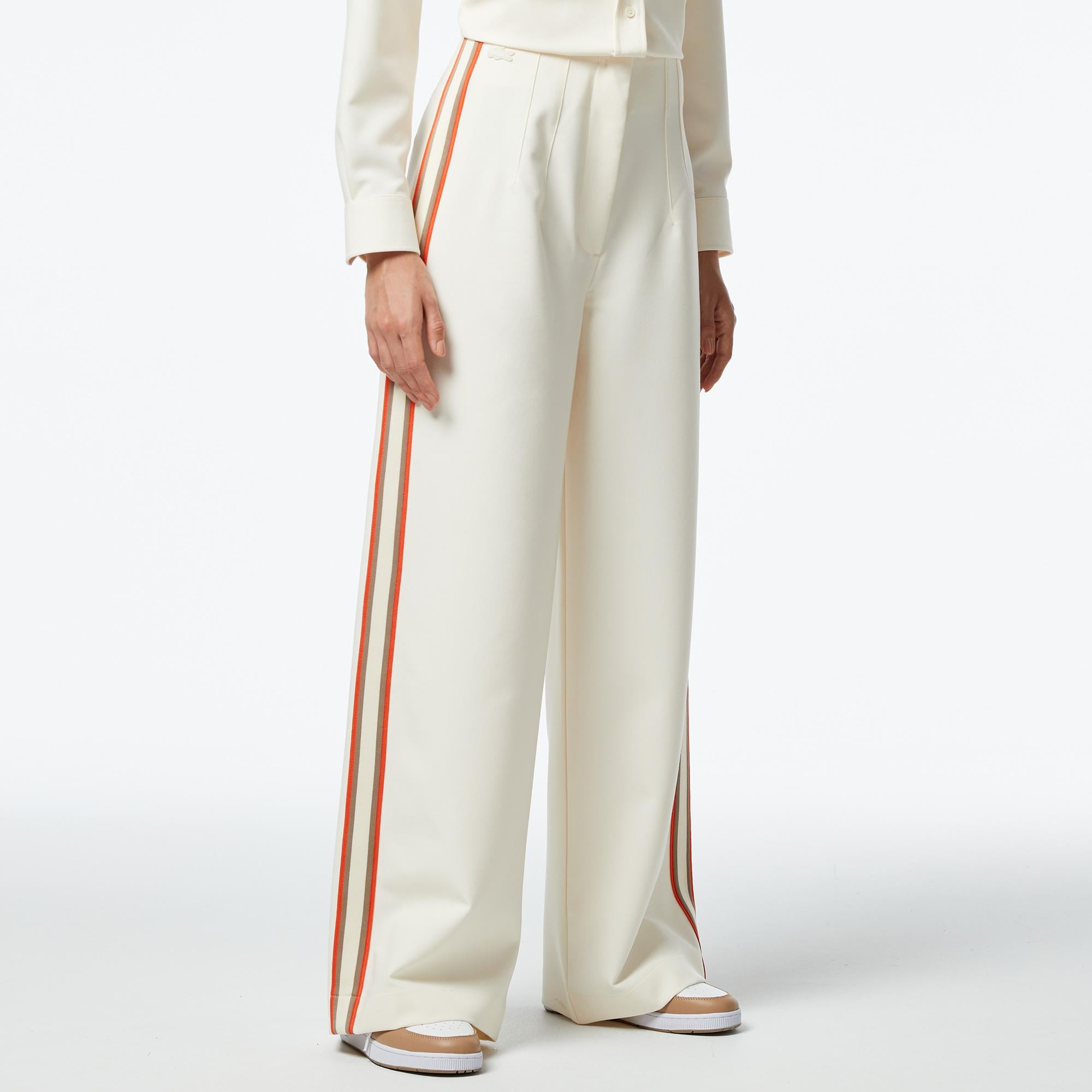 Kadın Regular Fit Krem Pantolon