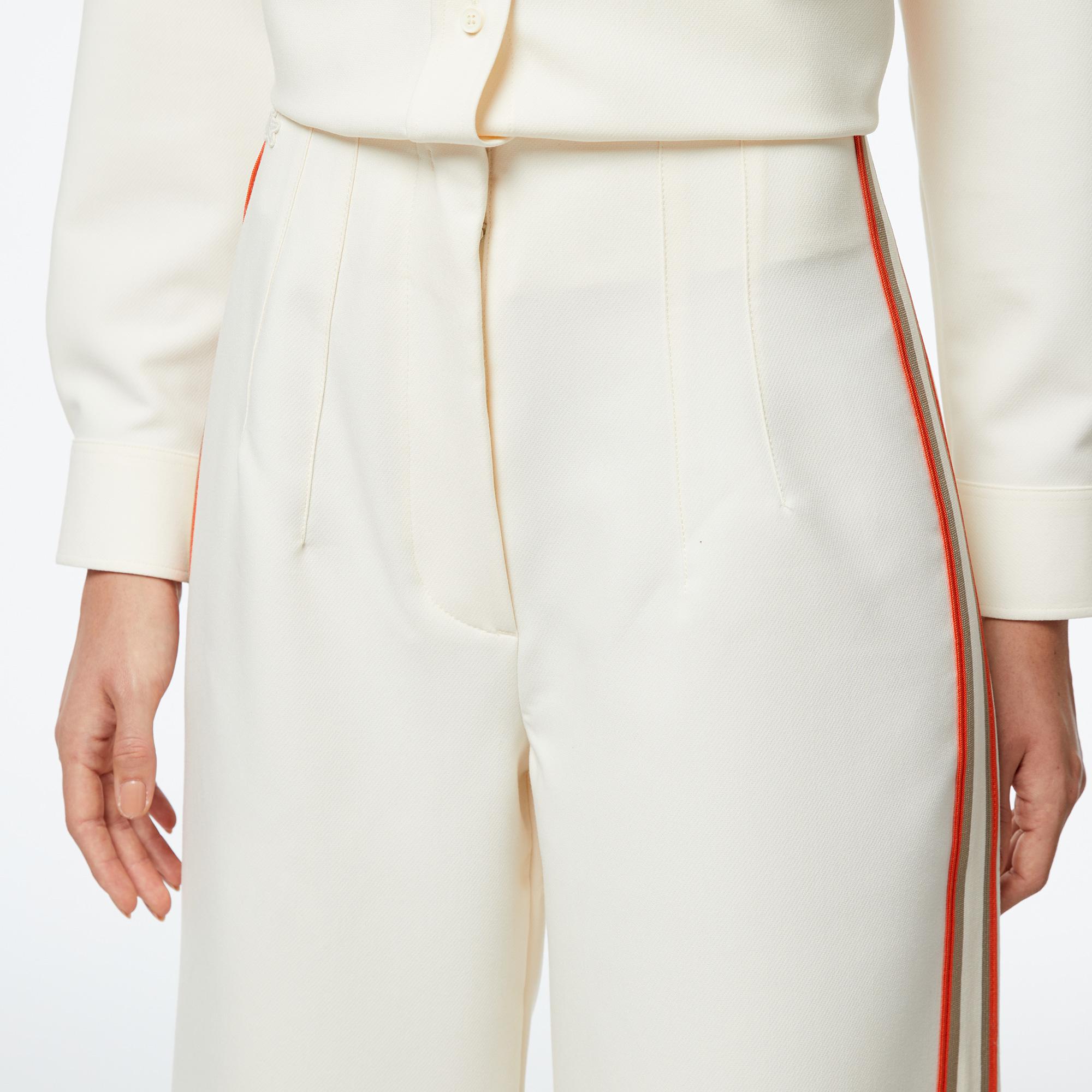 Kadın Regular Fit Krem Pantolon