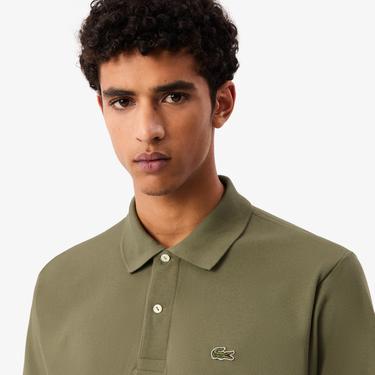  Lacoste L.12.12 Erkek Classic Fit Haki Polo
