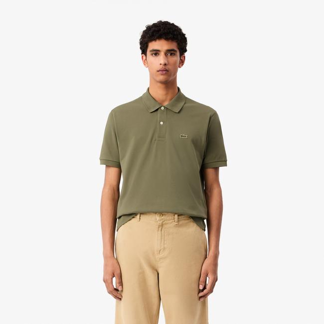  Lacoste L.12.12 Erkek Classic Fit Haki Polo