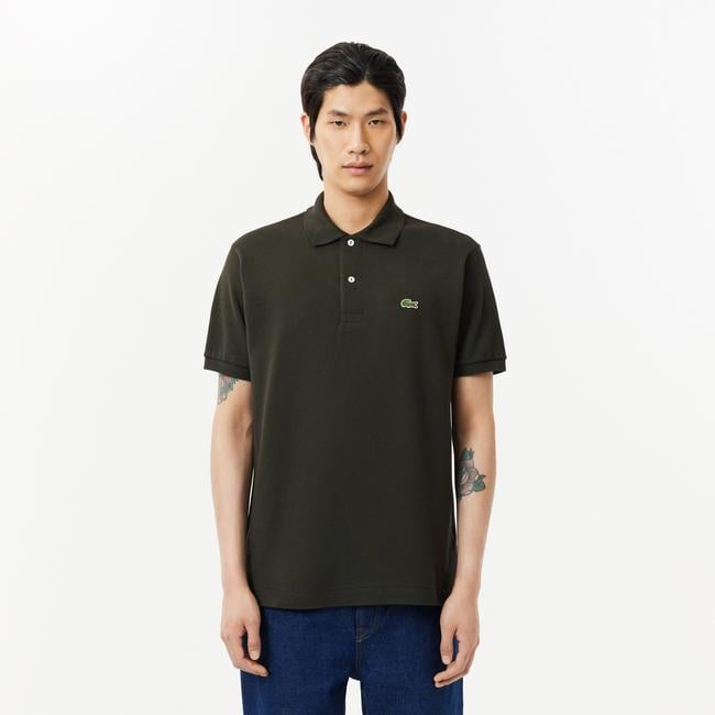  Lacoste L.12.12 Erkek Classic Fit Haki Polo
