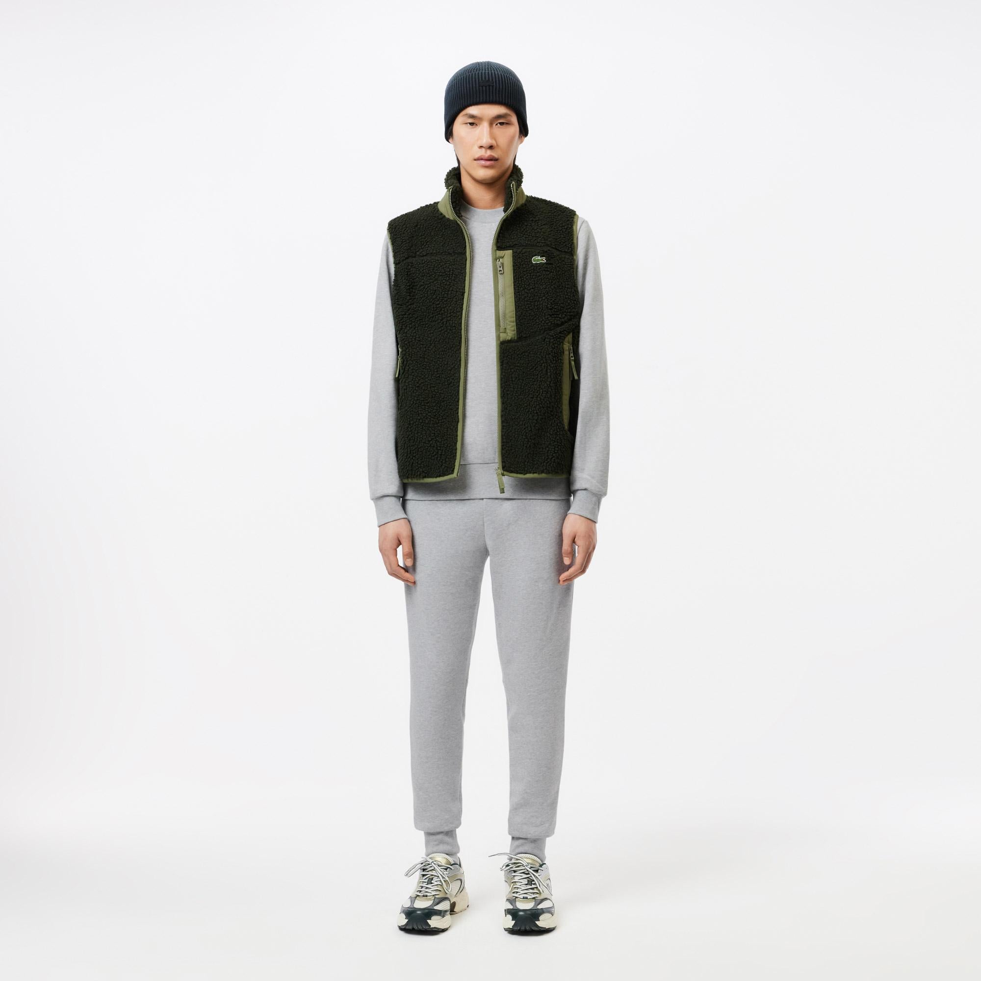 Lacoste Erkek Classic Fit Bisiklet Yaka Gri Sweatshirt