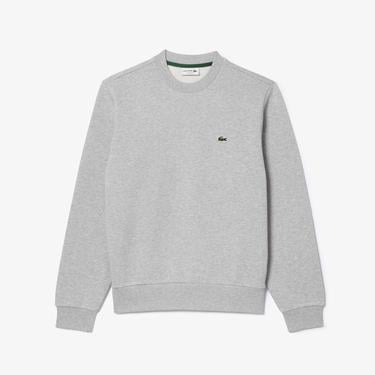  Erkek Classic Fit Bisiklet Yaka Gri Sweatshirt