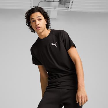  Puma Evostripe Erkek Siyah Günlük T-Shirt