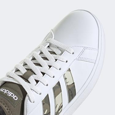  adidas Grand Court Base 2.0 Erkek Beyaz Spor Ayakkabı