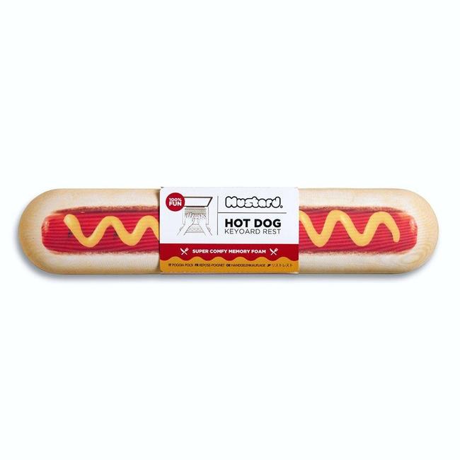  Mustard Hot Dog Silikon Klavye Desteği
