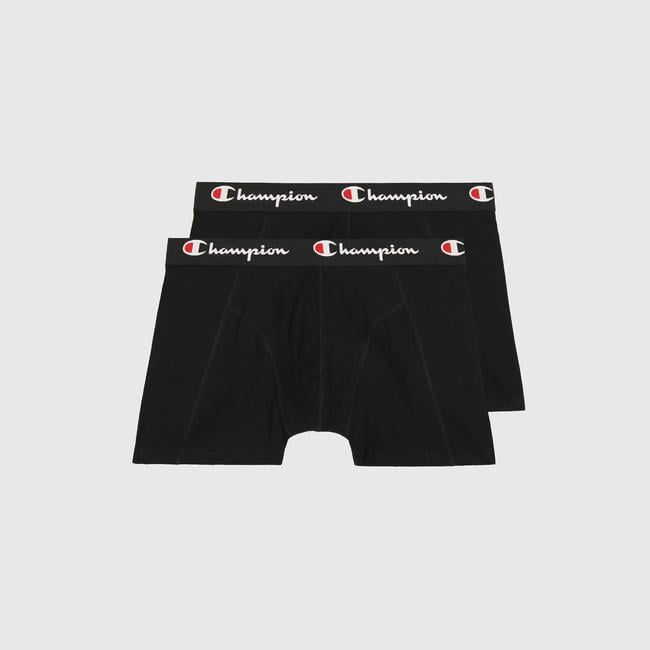  Champion Classic 2'li Erkek Siyah Boxer