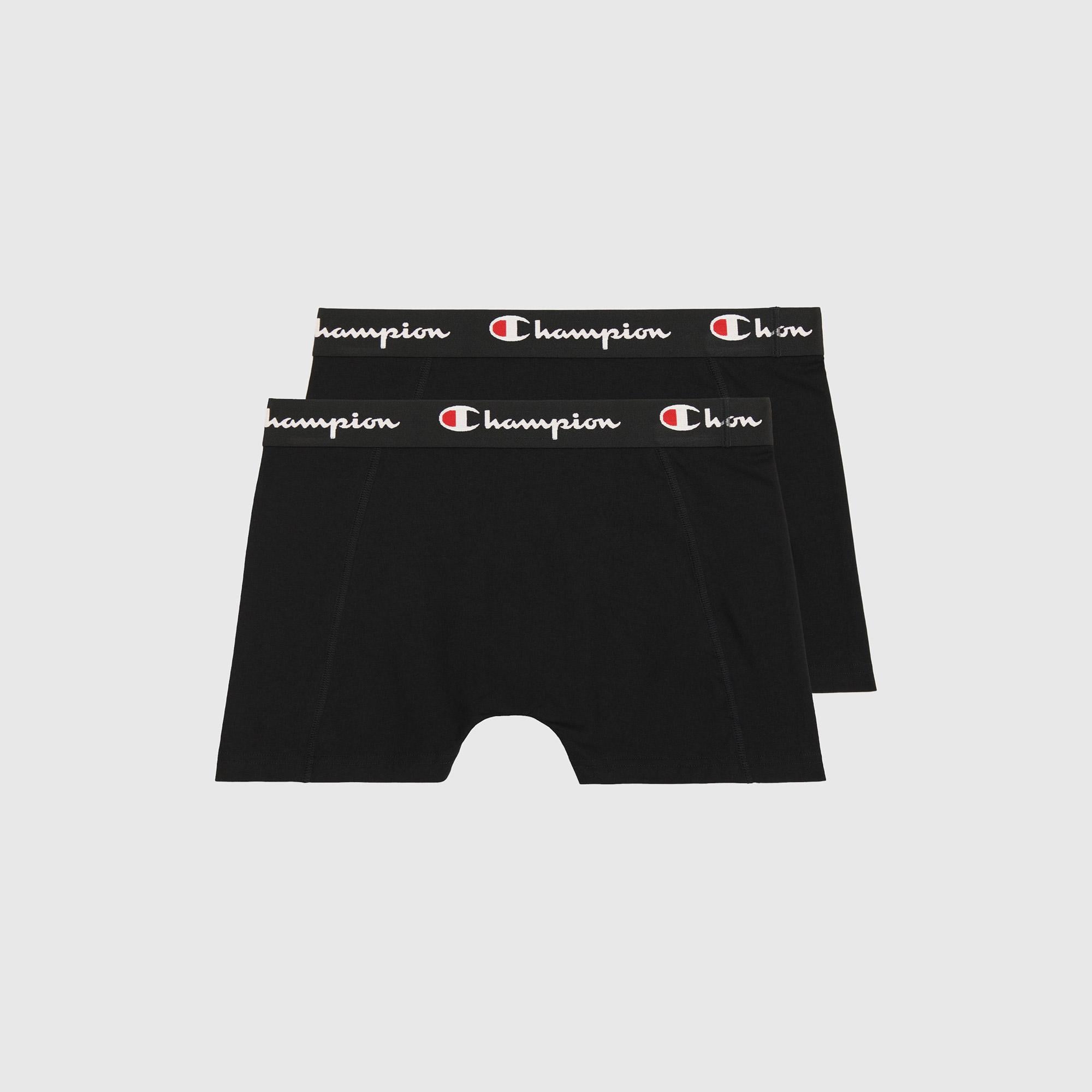 Champion Classic 2'li Erkek Siyah Boxer