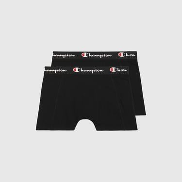  Champion Classic 2'li Erkek Siyah Boxer